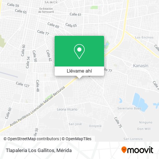 Mapa de Tlapaleria Los Gallitos