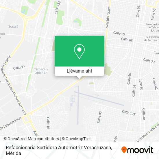 Mapa de Refaccionaria Surtidora Automotriz Veracruzana