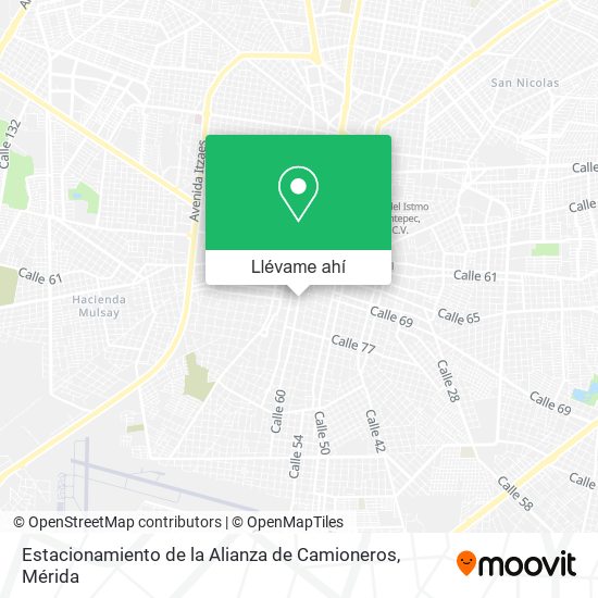 Mapa de Estacionamiento de la Alianza de Camioneros