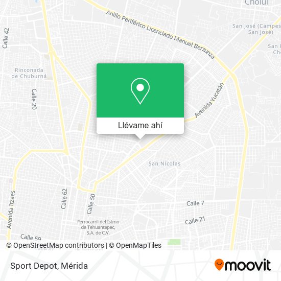 Mapa de Sport Depot