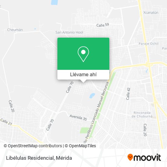 Mapa de Libélulas Residencial