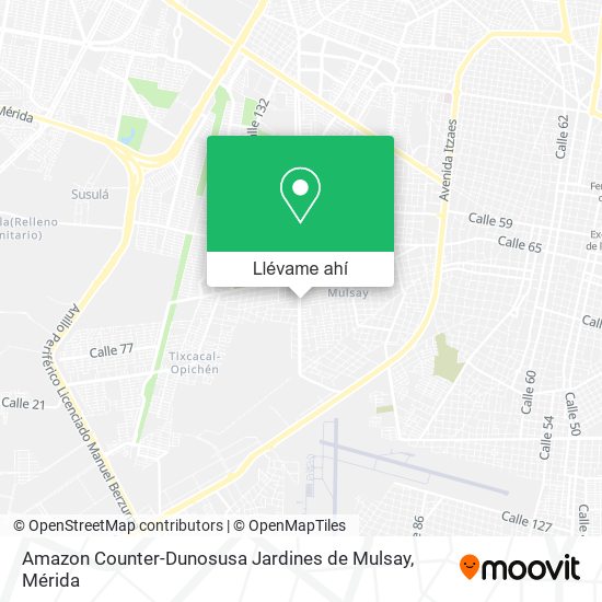 Mapa de Amazon Counter-Dunosusa Jardines de Mulsay
