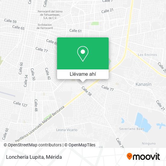 Mapa de Lonchería Lupita