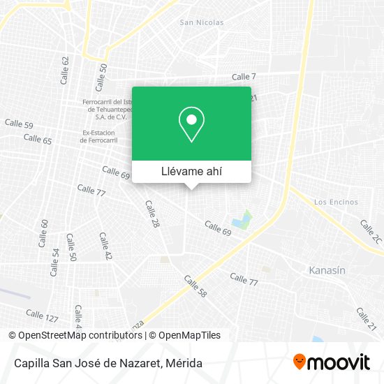 Mapa de Capilla San José de Nazaret