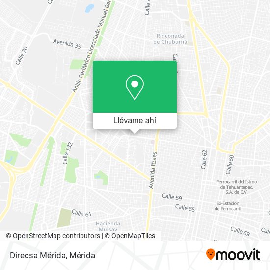 Mapa de Direcsa Mérida