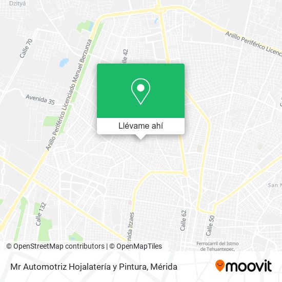 Mapa de Mr Automotriz Hojalatería y Pintura