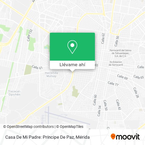 Cómo llegar a Casa De Mi Padre: Príncipe De Paz en Mérida en Autobús?