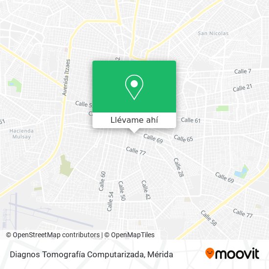 Cómo llegar a Diagnos Tomografía Computarizada en Mérida en Autobús?