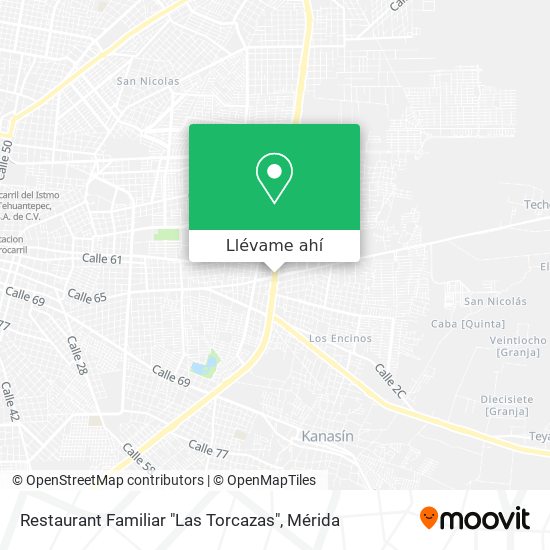 Mapa de Restaurant Familiar "Las Torcazas"