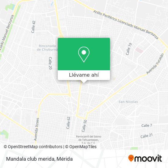 Cómo llegar a Mandala club merida en Mérida en Autobús?