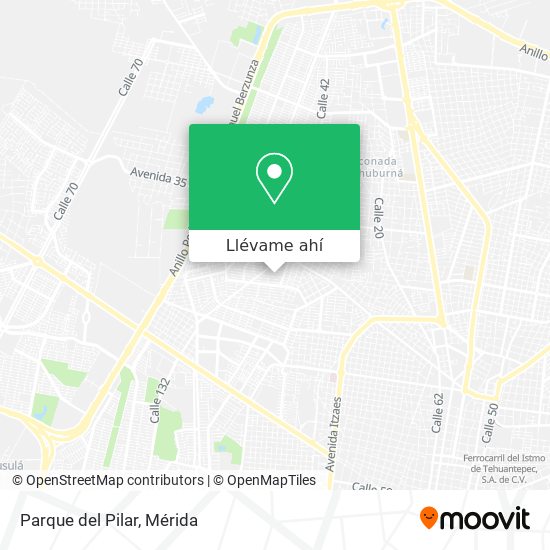 Cómo llegar a Parque del Pilar en Mérida en Autobús?
