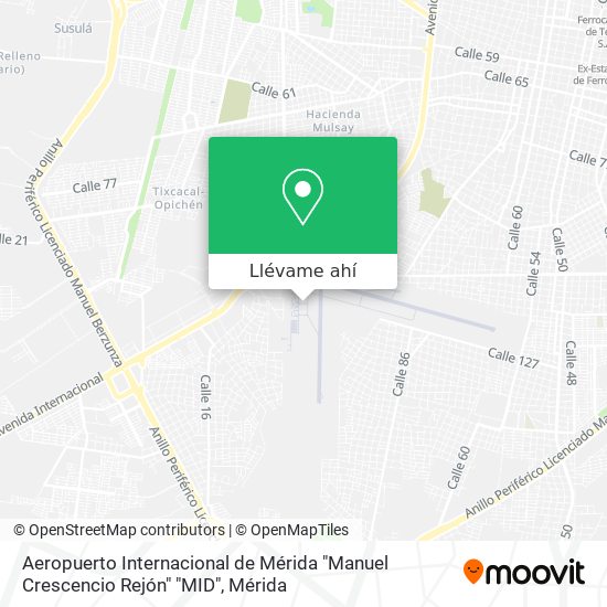 Autobuses en Aeropuerto Internacional de Mérida “Lic. Manuel Crescencio Rejón”