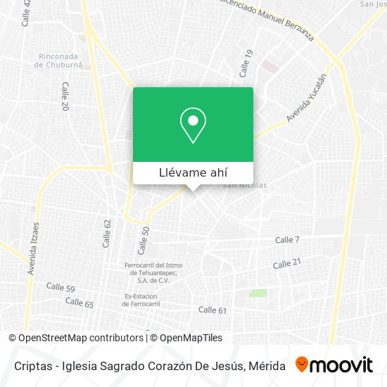 Cómo llegar a Criptas - Iglesia Sagrado Corazón De Jesús en Mérida en  Autobús?