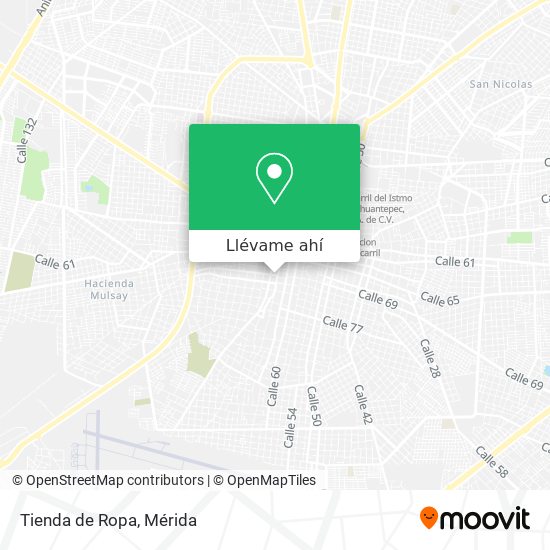 Cómo llegar a Tienda de Ropa en Mérida en Autobús?