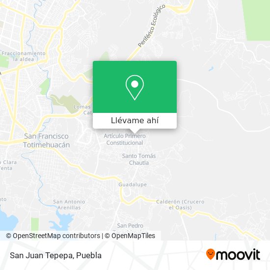 Mapa de San Juan Tepepa