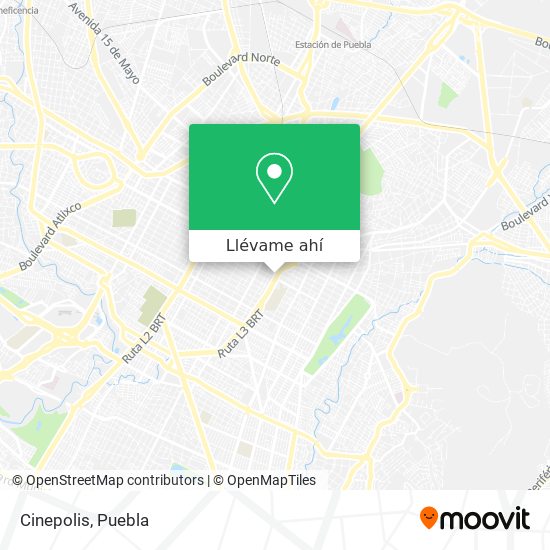 Mapa de Cinepolis