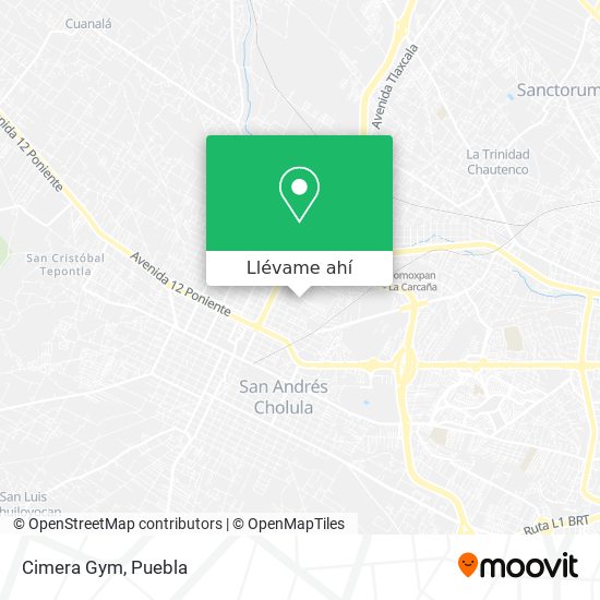 Cómo llegar a Cimera Gym en San Jerónimo Tecuanipan en Autobús?