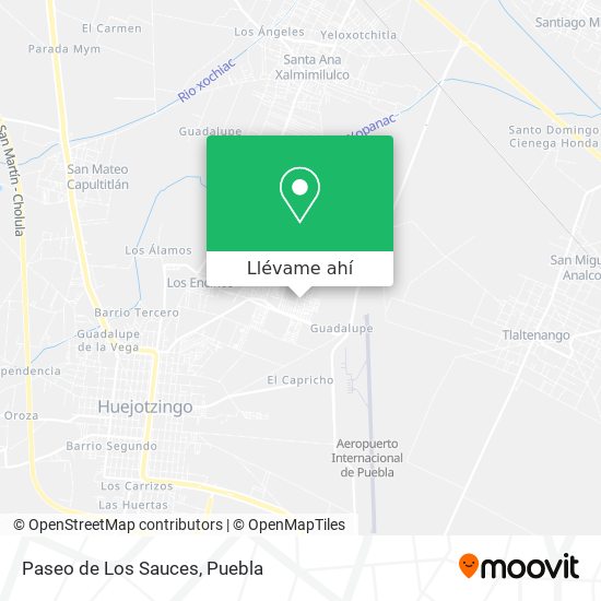 Cómo llegar a Paseo de Los Sauces en Puebla en Autobús?