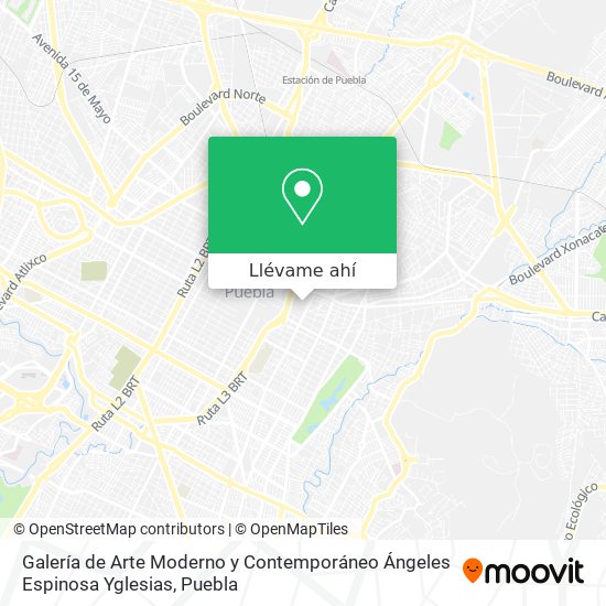 Mapa de Galería de Arte Moderno y Contemporáneo Ángeles Espinosa Yglesias