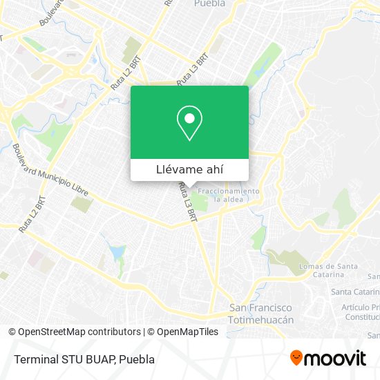 Mapa de Terminal STU BUAP