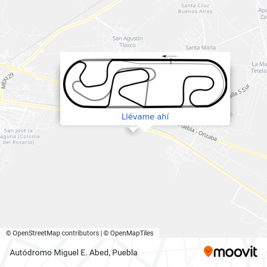 Mapa de Autódromo Miguel E. Abed