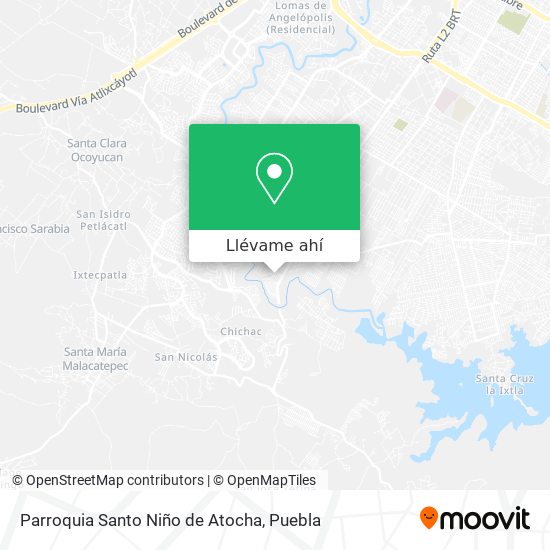 Mapa de Parroquia Santo Niño de Atocha