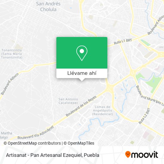 Mapa de Artisanat - Pan Artesanal Ezequiel