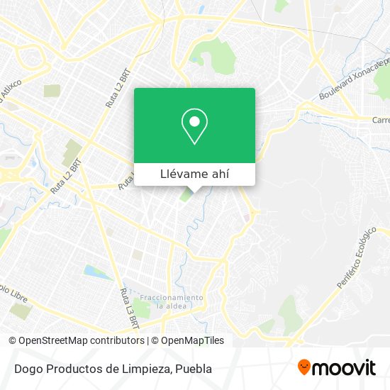 Mapa de Dogo Productos de Limpieza