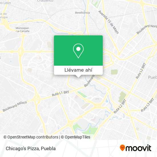 Mapa de Chicago's Pizza