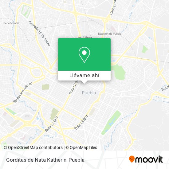 Mapa de Gorditas de Nata Katherin