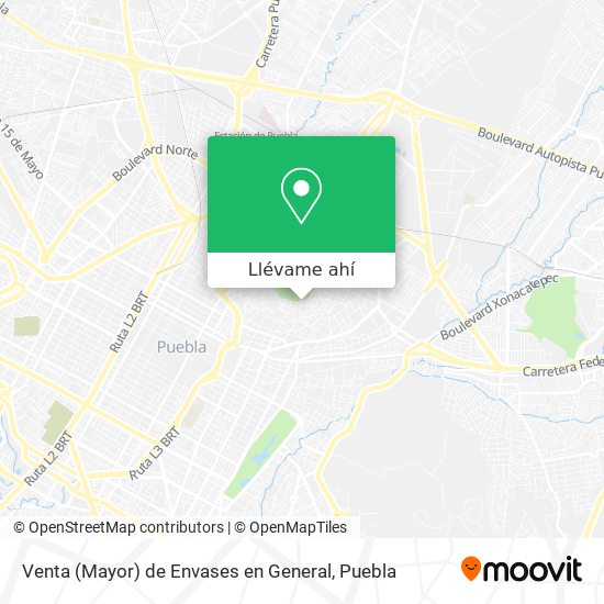 Mapa de Venta (Mayor) de Envases en General