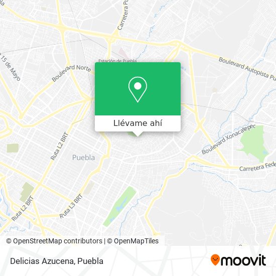 Mapa de Delicias Azucena