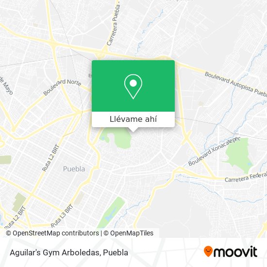 Mapa de Aguilar's Gym Arboledas