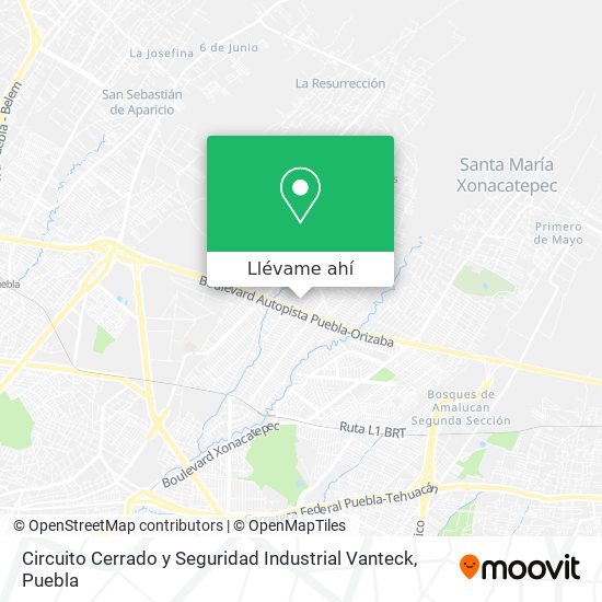 Mapa de Circuito Cerrado y Seguridad Industrial Vanteck