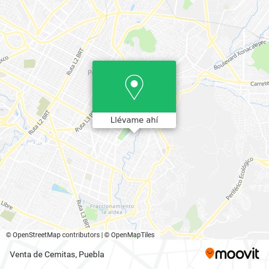 Mapa de Venta de Cemitas