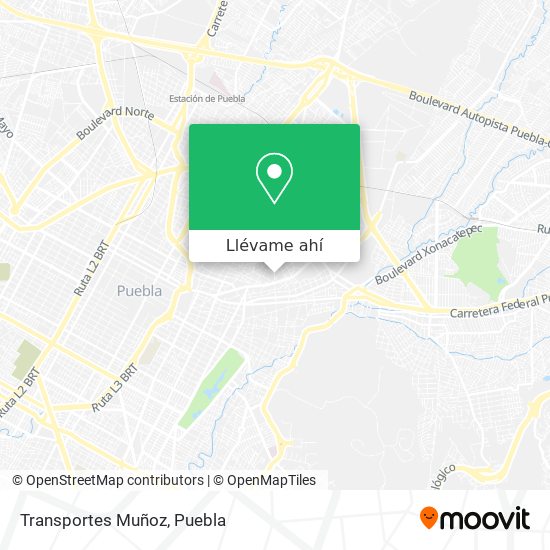 Mapa de Transportes Muñoz