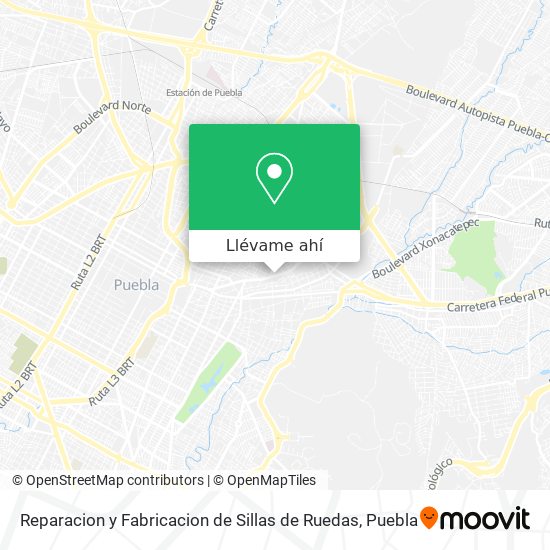 Mapa de Reparacion y Fabricacion de Sillas de Ruedas