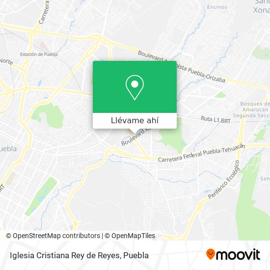 Mapa de Iglesia Cristiana Rey de Reyes