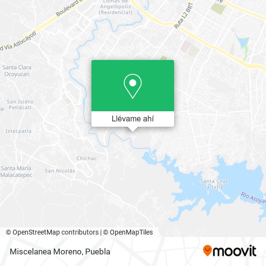 Mapa de Miscelanea Moreno