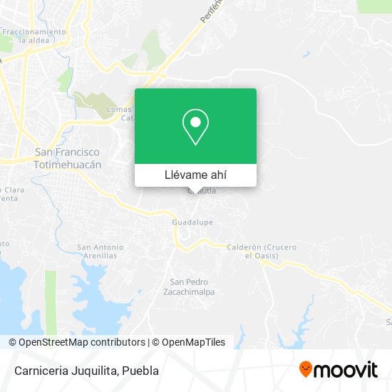 Mapa de Carniceria Juquilita