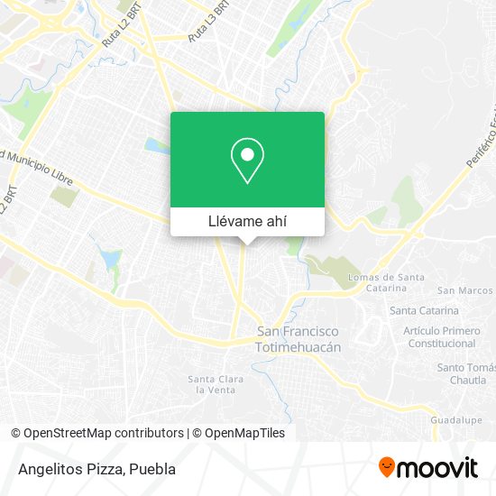 Mapa de Angelitos Pizza