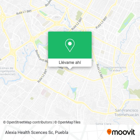 Mapa de Alexia Health Scences Sc