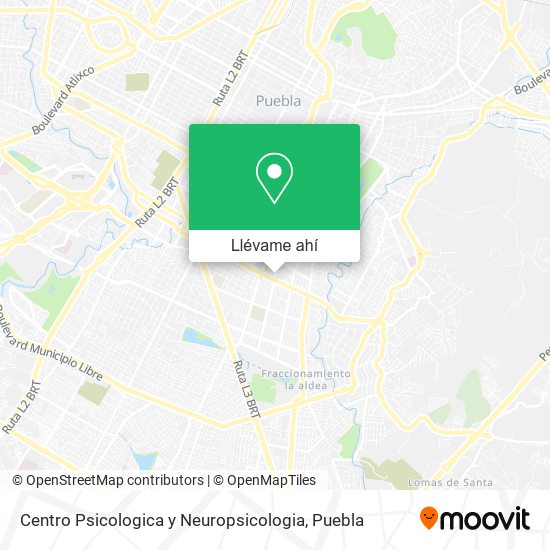 Mapa de Centro Psicologica y Neuropsicologia