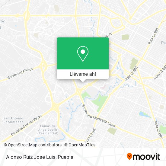 Mapa de Alonso Ruiz Jose Luis