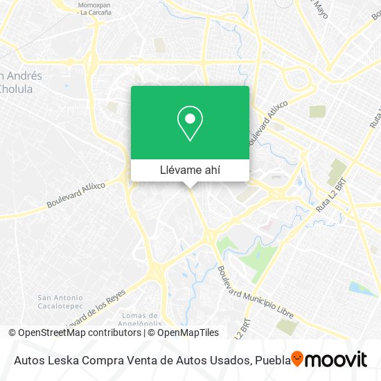 Mapa de Autos Leska Compra Venta de Autos Usados