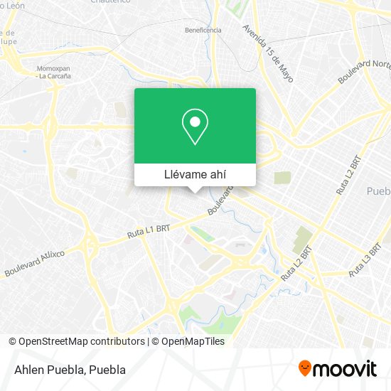 Mapa de Ahlen Puebla