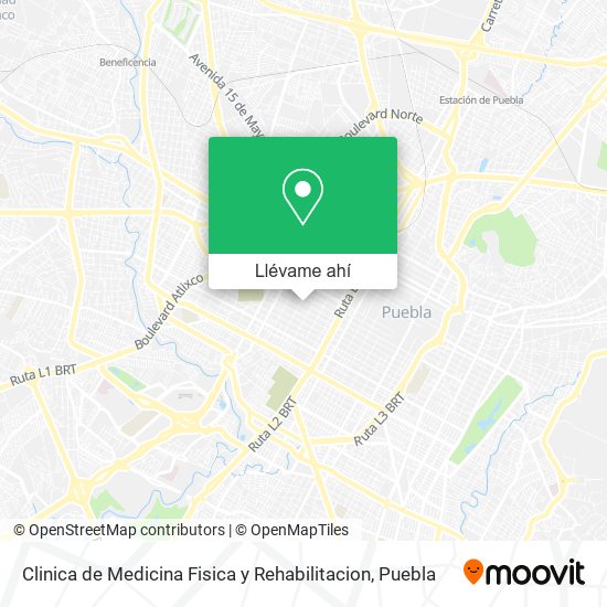 Mapa de Clinica de Medicina Fisica y Rehabilitacion