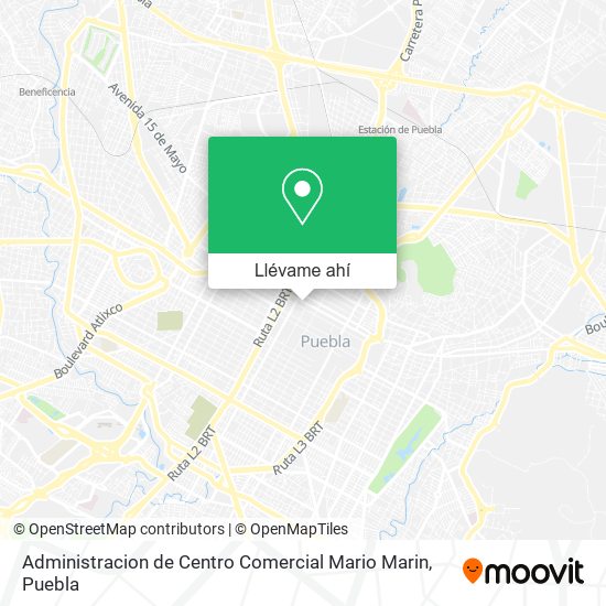 Mapa de Administracion de Centro Comercial Mario Marin