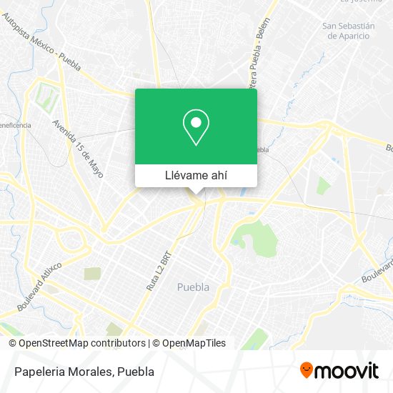 Mapa de Papeleria Morales