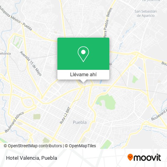 Mapa de Hotel Valencia